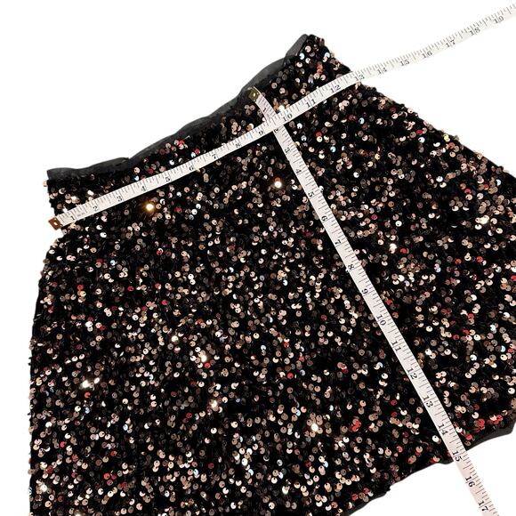Zara Kids Sequins Mini Skirt Size 11-12 Years - Picture 3 of 6